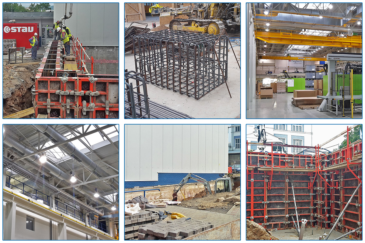 2015 přístavba vstřikovny plastů